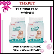 Thxpet Pet Training Pad # Suitable for Dog & Cat # M Size / L Size # 50 Pcs (60cm x 45cm) / 50 Pcs (