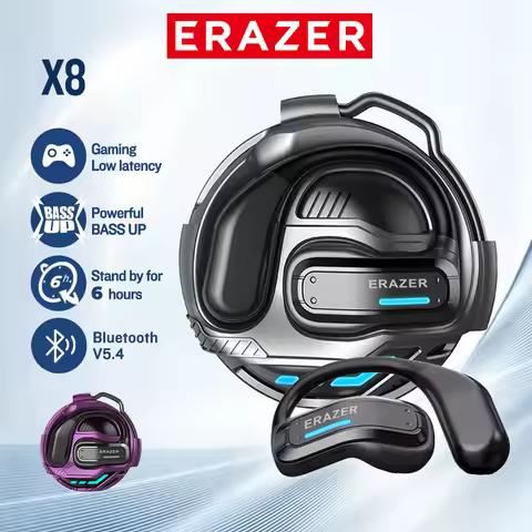 ERAZER X8 Gaming Earbuds Bluetooth 5.4 Wireless Headphones Low latency Waterproof HD Call Earphones 