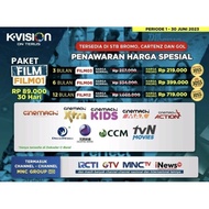 Paket Film K-Vision Bromo Cartenz Optus Gardiner LGsat KVision (**)