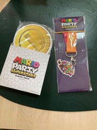 Mario party Superstars 精品（包括證件繩和杯墊）