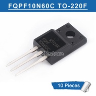 10pcs FQPF10N60C TO220F FQPF 10N60C TO-220F N-channel 600V/9.5A MOSFET Transistor new original IC