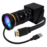 ELP 4K 60fps HDMI USB3.0 Camera with Manual Zoom, IMX415 8MP Autofocus for Live Streaming & CCTV