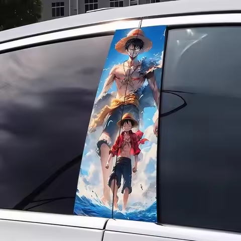One Piece Sticker Car Center Pillar Personalized Creative B-pillar Protective Film Decorative Sticke