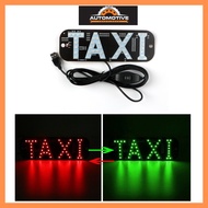 [New type] TAXI Letter Indicator Light Mounted on Car Windshield, Multi-Colored TAXI Letter LED Ligh