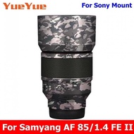 Para sa Samyang AF 85mm F1.4 FE II Decal Skin Vinyl Wrap Film Camera Lens Body Protective Sticker Co