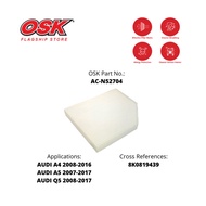 OSK CABIN FILTER for AUDI A4 08-16, A5 07-17, Q5 2008-17 8K0819439
