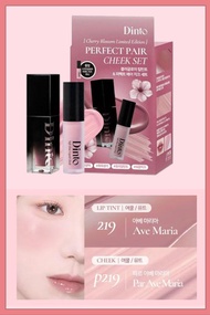 Dinto Sakura ลิปกลอสและไฮไลเตอร์สีน้ำมันลิปกลอสแบบสะท้อนแสงพร้อมไฮไลเตอร์แบบเป็นเหลว ชุดสีหลายตัวเลื