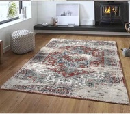 Mordern Soft Abstract Distressed Area Rugs For Bedroom Living Room Rug Artistic Weavers Chester Boho