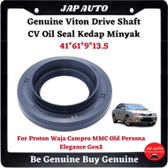 Original VITON 41*61*9*13.5 Proton Waja Campro MMC Old Persona Elegance Gen2 Premium Drive Shaft Oil Seal Kedap Minyak