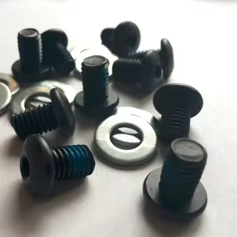 6pcs/lot 8mm Diameter Inline Skate Shoes Bottom Screws Nails For SEBA High HV SEBA Skates Patins 6x8