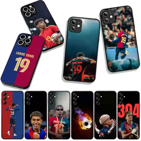 King Y-Yamals No19 Football No19 Cover for Samsung Galaxy A36 A17 A26 A07 A35 A54 A53 A13 A33 A34 S8