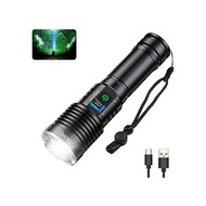 Rechargeable Tactical Flashlight 200000 Lumen Brightest High Lumens F