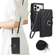 Crossbody Phone Wallet Case for Samsung Galaxy A73 A55 A54 A53 A35 A34 A33 A25 A24 A23 A15 A14 A13 Q