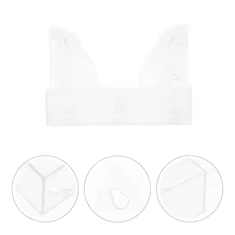 Acrylic Clear Suction Cup Storage Rack Refrigerator Organizer for Spices Jars Kitchen Fridge Holder 