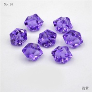 100PCS Plastic Gems Ice Grains Colorful Stones Children Jewels Acrylic Jewels Ice Counter Crystal Di