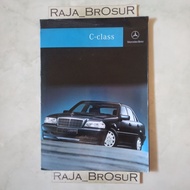 Poster brochure catalog booklet old school Mercedes Benz C Class Mercy C180/C230/C230 Compressor 199