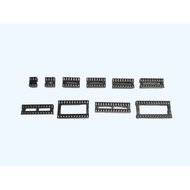 PC PO DIP IC SOCKET SOLDER TYPE ADAPTER 2.54mm 0.1inc PITCH (1-PC per ORDER), BEST FOR BREADBOARD