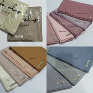 Plain Square Hijab Da alus Hijab/ by Jilbab Q