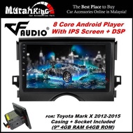 (6RAM 128GB IPS 4G 8Core DSP) Toyota Mark X 2012-2015 9 Inch Android 10 Mirrorllink Big Screen Plug 