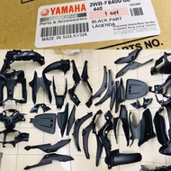 YAMAHA SRL115(FI) INNER COVER BODY SET MATT BLACK ORIGINAL(17PCS) 2WB-F8400-00