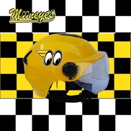 Copy Index Helmet with Mooneyes & VonDutch Style Motif for Riding Skate boards/Bicycles/Motorcycles