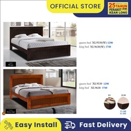 KLSB Queen Wooden Bed / Wooden Bed Frame / Wooden Bed Frame Queen / Katil Queen / Katil Kayu / Double Bed Solid wood