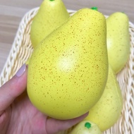 Yellow Duck Pear Slow Rebound Pinch Music Decompression Vent Toy mini squishy Decompression