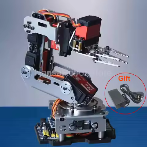 6 DOF Robotic Arm DIY Robot Claw Clamp Gripper Kit compatible with Arduino Program with 20KG Digital