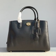 Coach蔻馳包包 CE732 Brooke Carryall 托特包 女生包包 大容量手提袋 防水皮質包包 真皮女包 多隔層托特包 時尚通勤女包 精品包 大方包女