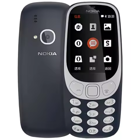 Nokia 3310 2018 2G Backup Phone 2.4-inch 1200mAh MP3FM Radio 2MP Bluetooth Flashlight MicroUSB Nokia