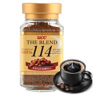 Japan imported black coffee UCC117 instant coffee powder unsweetened sucrose 114 pure coffee granule