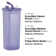 Tupperware Fridge water bottle 2.0L