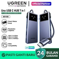 UGREEN HUB 7 IN 1 USB-C 3.0 Speed Transfer 5Gbps HDMI 4K 60Hz Smart Display Uno Series 45155 75179 7