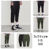 🇺🇸🇯🇵 Size: S-XL 歐美日系男裝純色九分褲