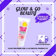 Glow and go Sunblock cream / lotion for face and body with SPF50