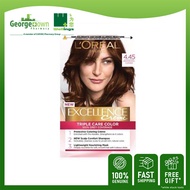 LOREAL EXCELLENCE CREME TRIPLE CARE HAIR COLOUR - 4 NATURAL BROWN 1S