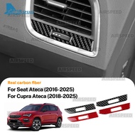 Real Soft Carbon Fiber Sticker For SEAT Ateca 5F 2016-2025 For Cupra Ateca 5F 2018-2025 LHD RHD Car 