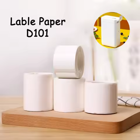 NIIMBOT D101 Mini White Color Label Sticker Waterproof for Supermarket Price List Tag Label Roll Pap