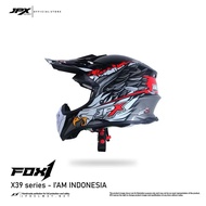 JPX X39 CROSS MOTORCROSS TRAIL ADVENTURE SCOTT, FOX HELMET, 100 PERCENT
