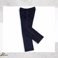 Ad*das Black Stripe Neon Pink 7/8 Women's Track Pants 34