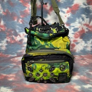 95% new Porter toga archives green tie dye handbag balloon bag 紮染綠色toga銀器兩用手袋 手提袋