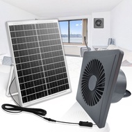 8W Waterproof Solar Panel 6/8 Inch High Speed Exhaust Ventilation Fan Shed Wall Mounted Ventilation