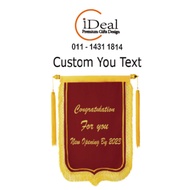 Pennant Custom Made Store Flag Award Flag Newly Opened Flag Custom Ranking Flag Graduation Flag Stud