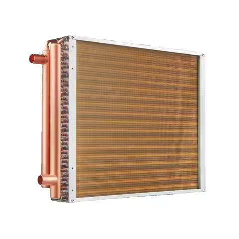 SucceBuy Heat Exchanger Water to Air 18"x 20" for Outdoor Wood Furnaces Residential Heating and Cool