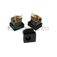 10 Pcs 180 Degree Straight Plug Power Socket DC015 5.5 * 2.0/2.1/2.5MM DC-015 Vertical 3 Pins