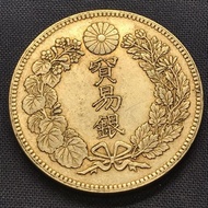 古錢 明治九年 貿易銀 26.33g