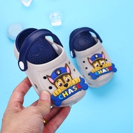 Kids Cartoon Sandals Slippers Paw Patrol Non-slip Beach Shoes Baby EVA Hole Shoes