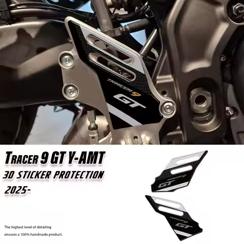 For Tracer 9 GT/Y-AMT 2025 Stickers Motorcycle Accessories Foot Protective Stickers 3D Resin