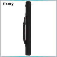 fixory Portable Fly Fishing Rod Tube Bag Canvas Tackle Storage Case for Fly Rod
