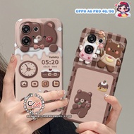 Softcase Oppo A6 Pro / A5 Pro 4g 5g - Flexible Procamera Case - Brown Bear Character Phone Case
